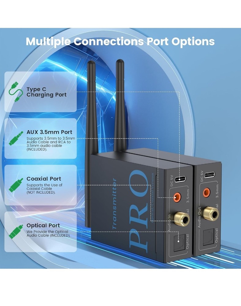 2.4GHz Wireless Pro Audio Transmitter and Receiver