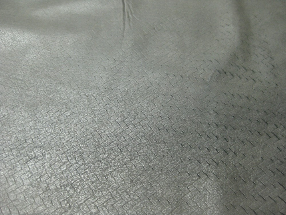 Black Top Grain Buffalo Leather #0009227 Has Patterns ROW 71
