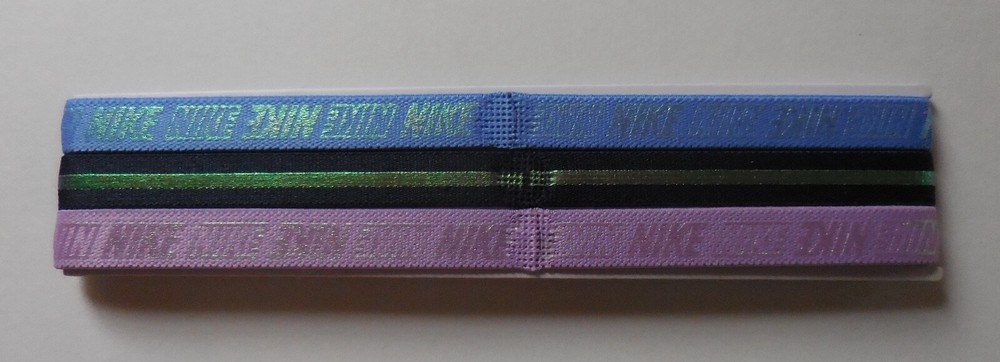 Nike Metallic Printed 2.0 Headbands Assorted 3PK Youth