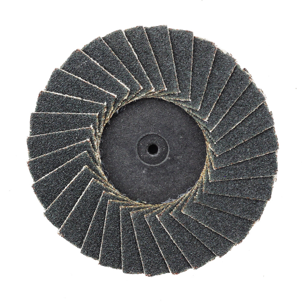 10 Pack - 2" Mini Flap Discs 120 Grit Quick Change Sanding Roloc Style Type R