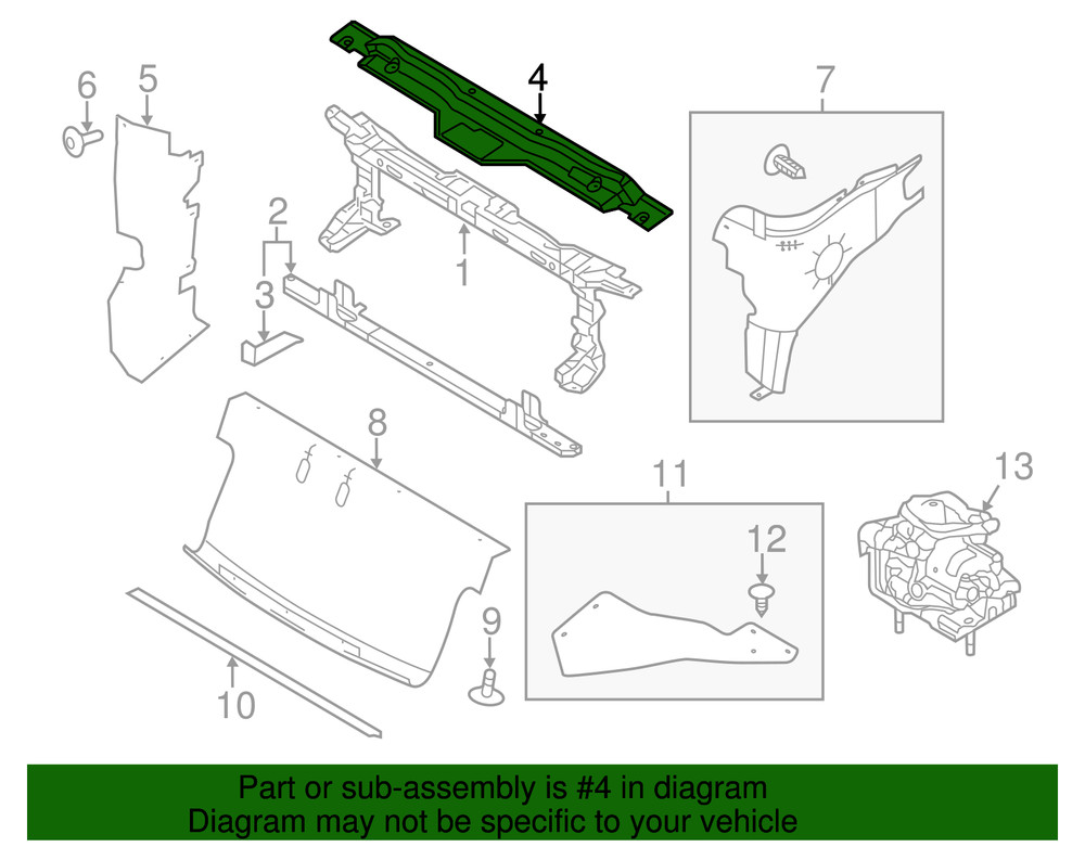 Genuine Ford Sight Shield BL3Z-19E525-A