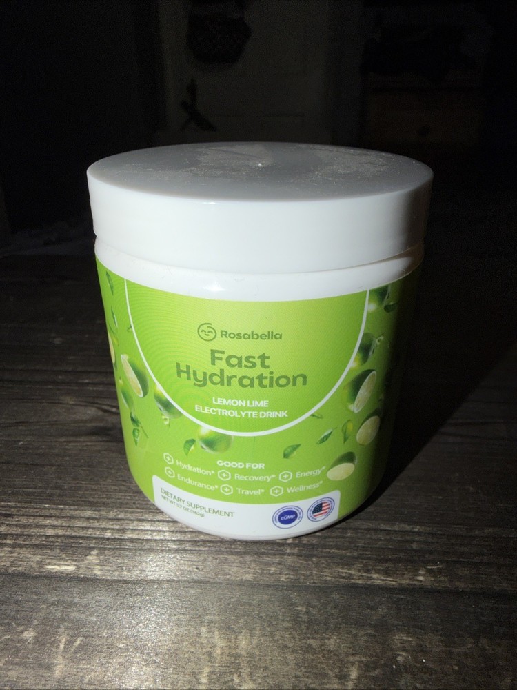 Rosabella Fast Hydration LemonLime Electrolyte Drink 5.7oz