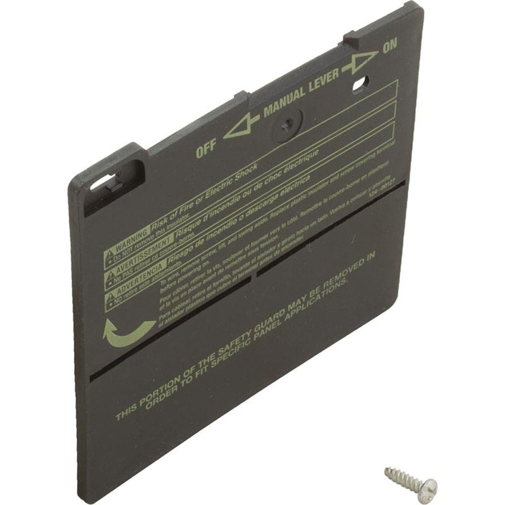 Timer Insulator Protector, Intermatic T100 Series, Blk, Qty 10