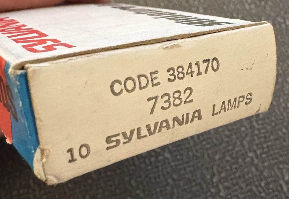 Sylvania 7382 miniature lamp
