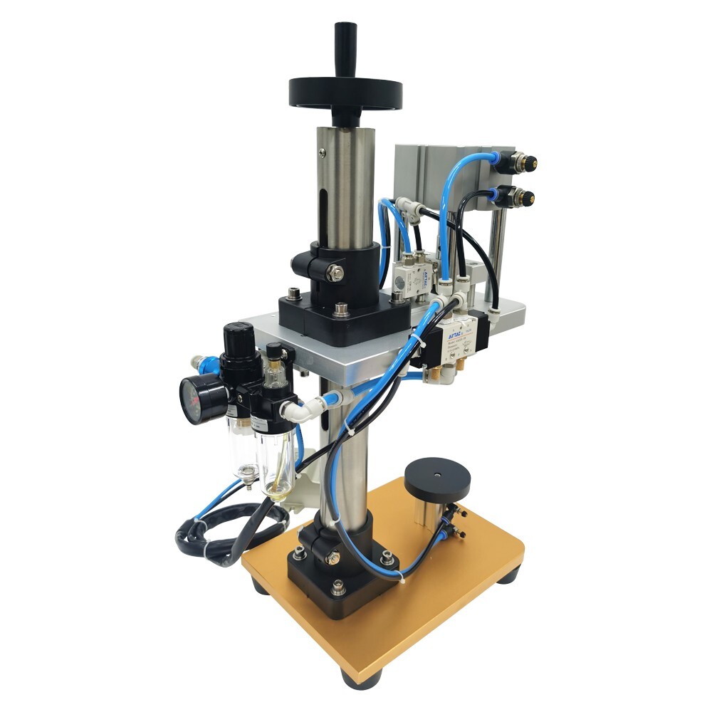 Pneumatic Perfume Bottle Sealing Machine Explosion Proof Type Diameter 0.59"