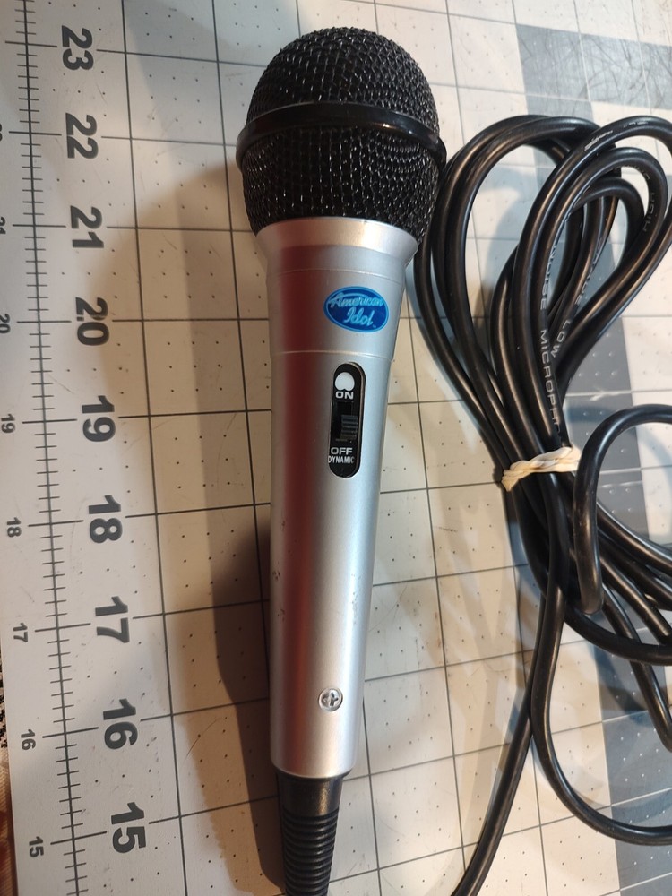 CDG American Idol Silver Microphone Only- Tested