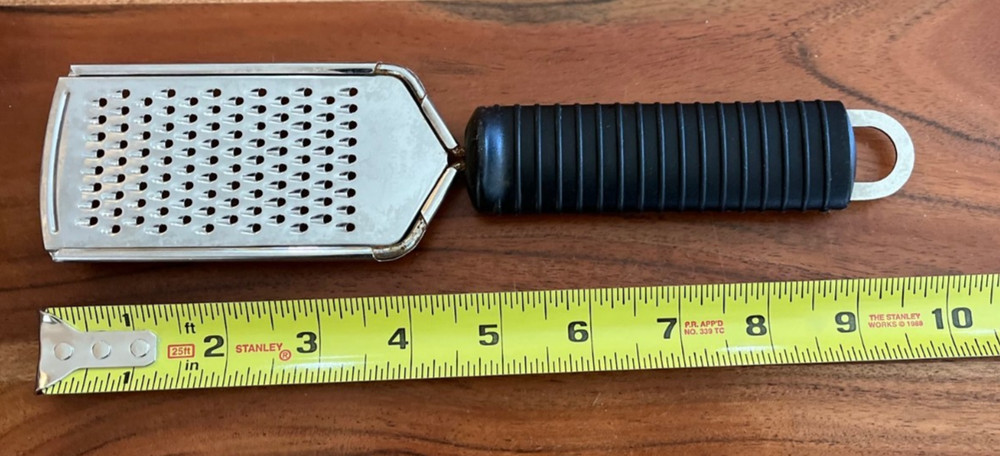 Set of 3 Kitchen Graters – 2 Microplane‑Style Graters + Handheld Zester – EUC