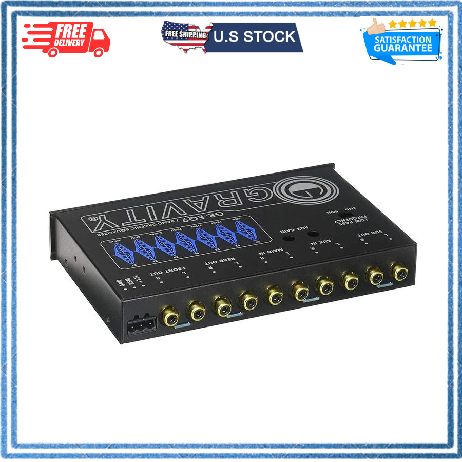 Gravity 7 Band Graphic Equalizer GR-EQ9