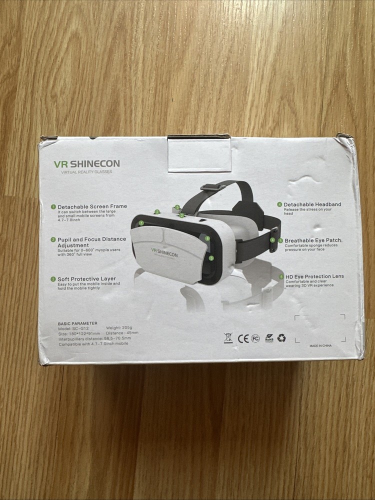 VR SHINECON VIRTUAL REALITY GLASSES