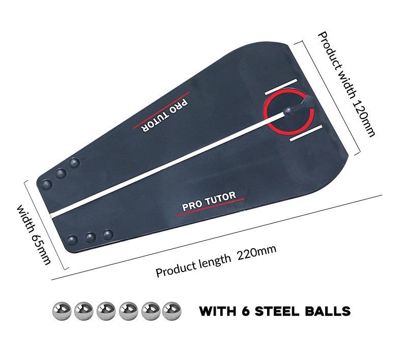 New Golf Putting Practice Aid - Correcting Putting Posture Practice Device