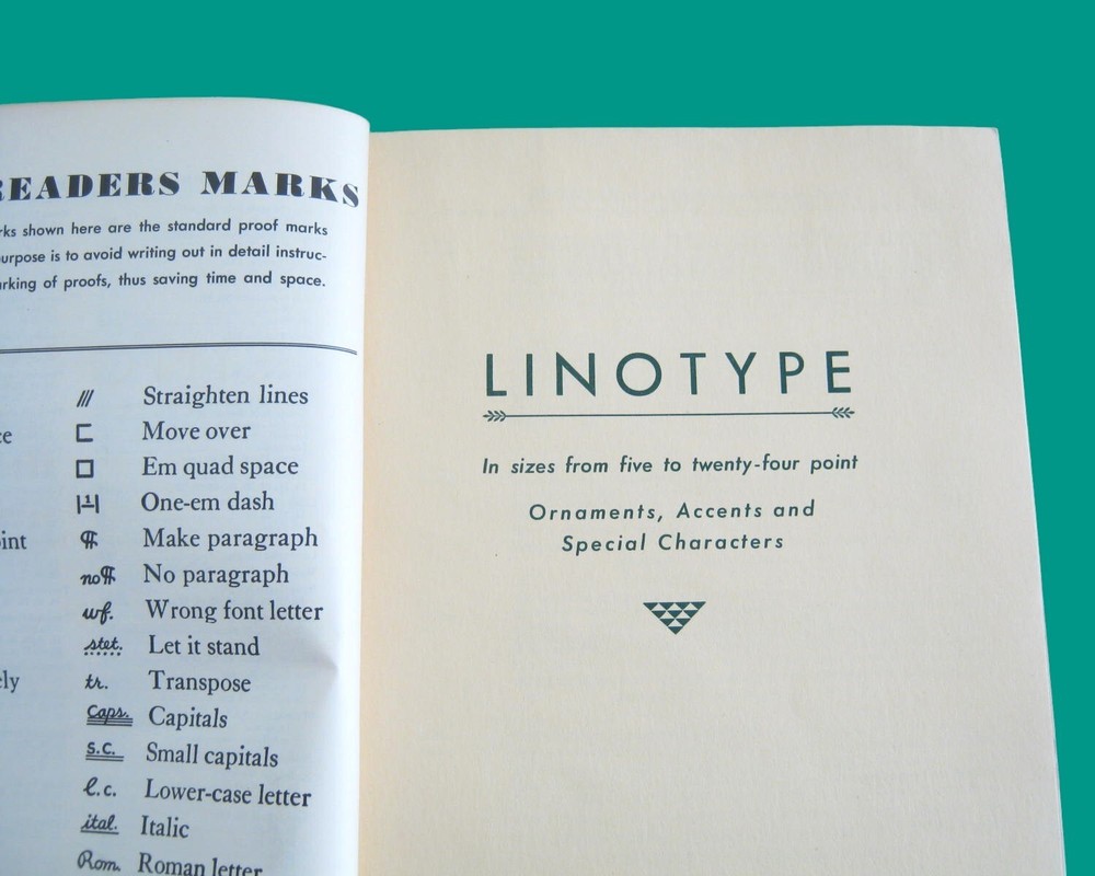 Pacific Type Borders/Rules/Ornaments; 1930s Typesetting/Graphic Art/Print Guide