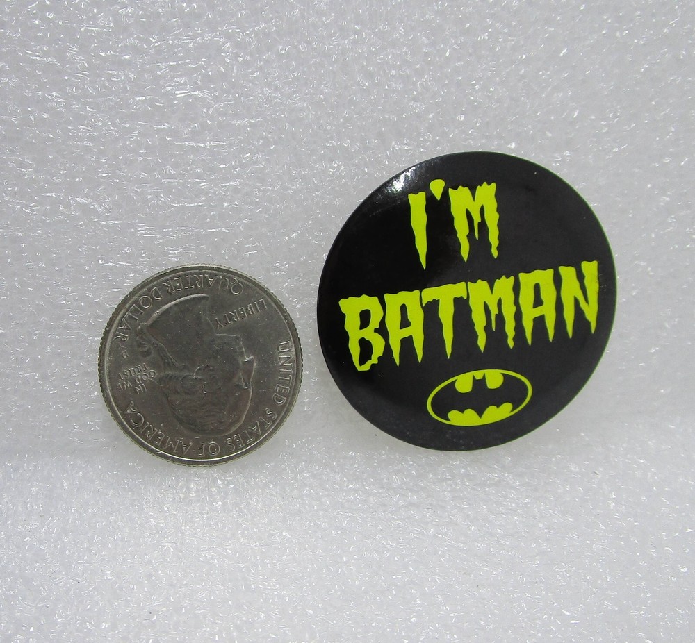 DC Comics I'm Batman Button Pin