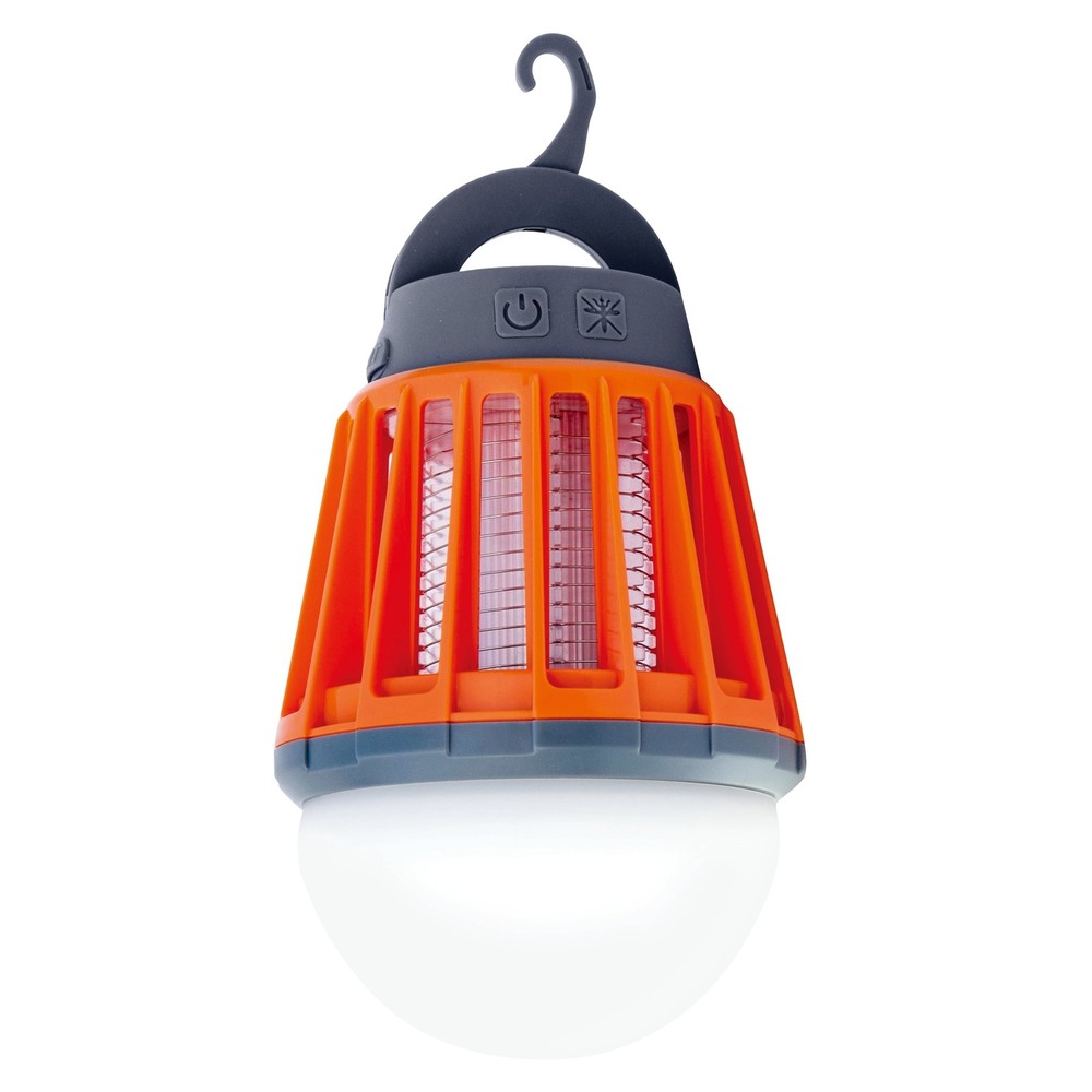 Rechargeable Bug Zapper with LED Lantern, Orange