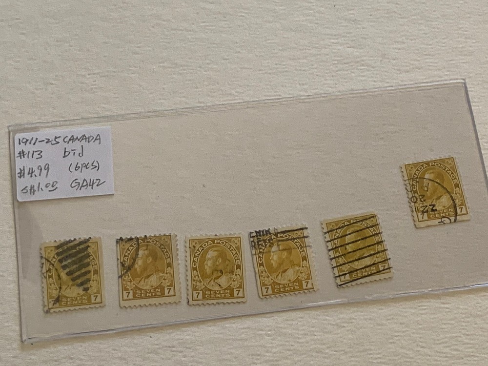 1911-25 Canada Stamp Lot GA42 Catalog 113