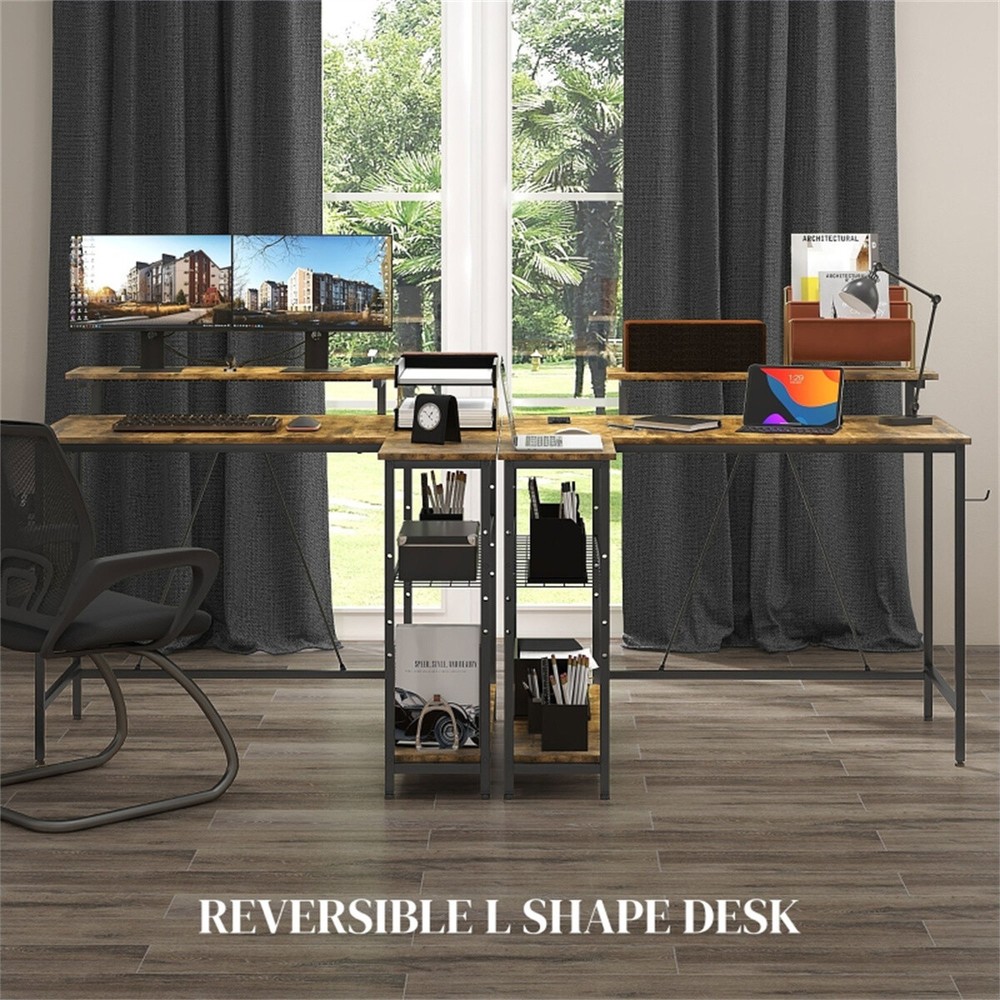 Office Computer Desk (Swiship-Ship)（Prohibited by WalMart）