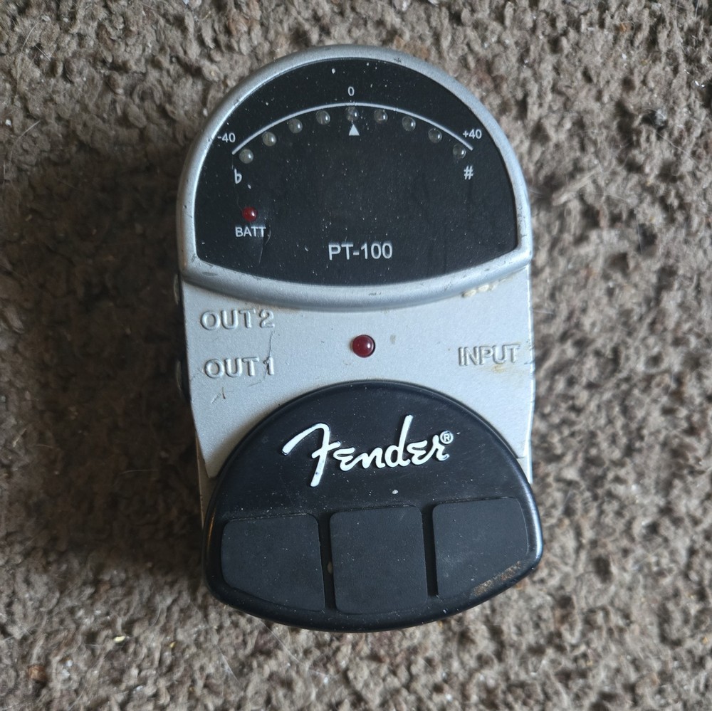 Fender Digital Tuner Guitar Pedal PT-100