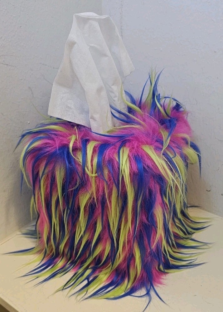 Fur Tissue Box Dispenser