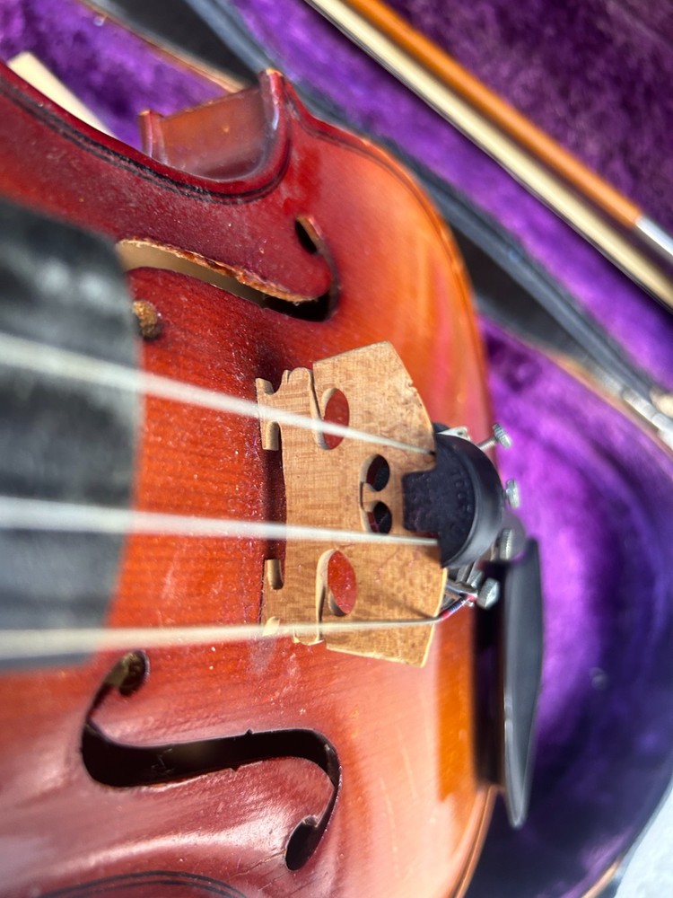 4/4 Violin Unknown Maker With Case