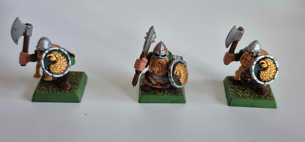 Warhammer Dwarf unit, painted