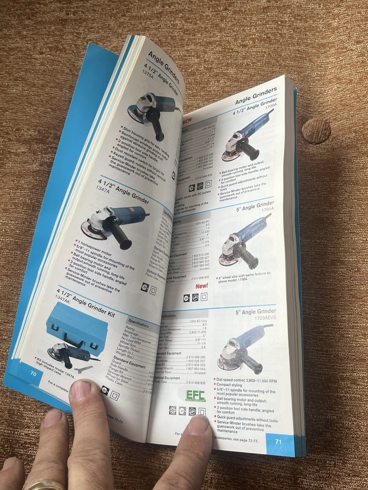 2000 Bosch Power Tools & Accessories Catalog, 256 Pages