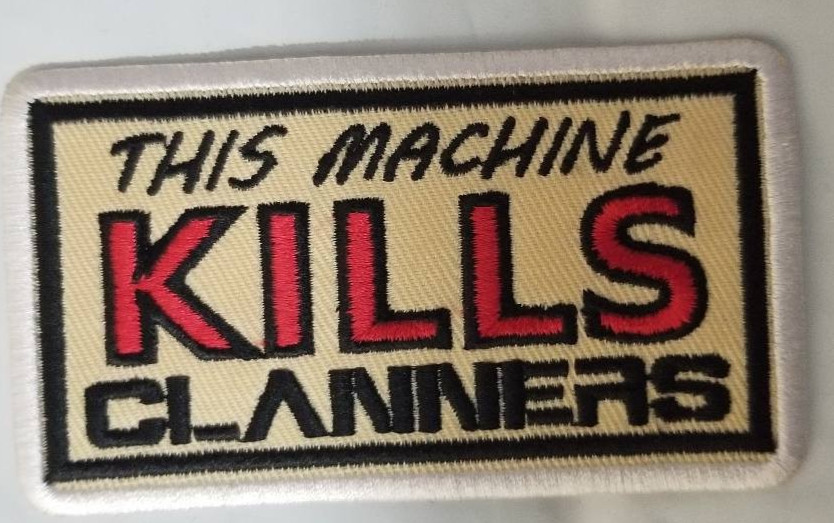 Embroidered BattleTech This Machine Kills Clanners Patch approx 2.25x3.75"