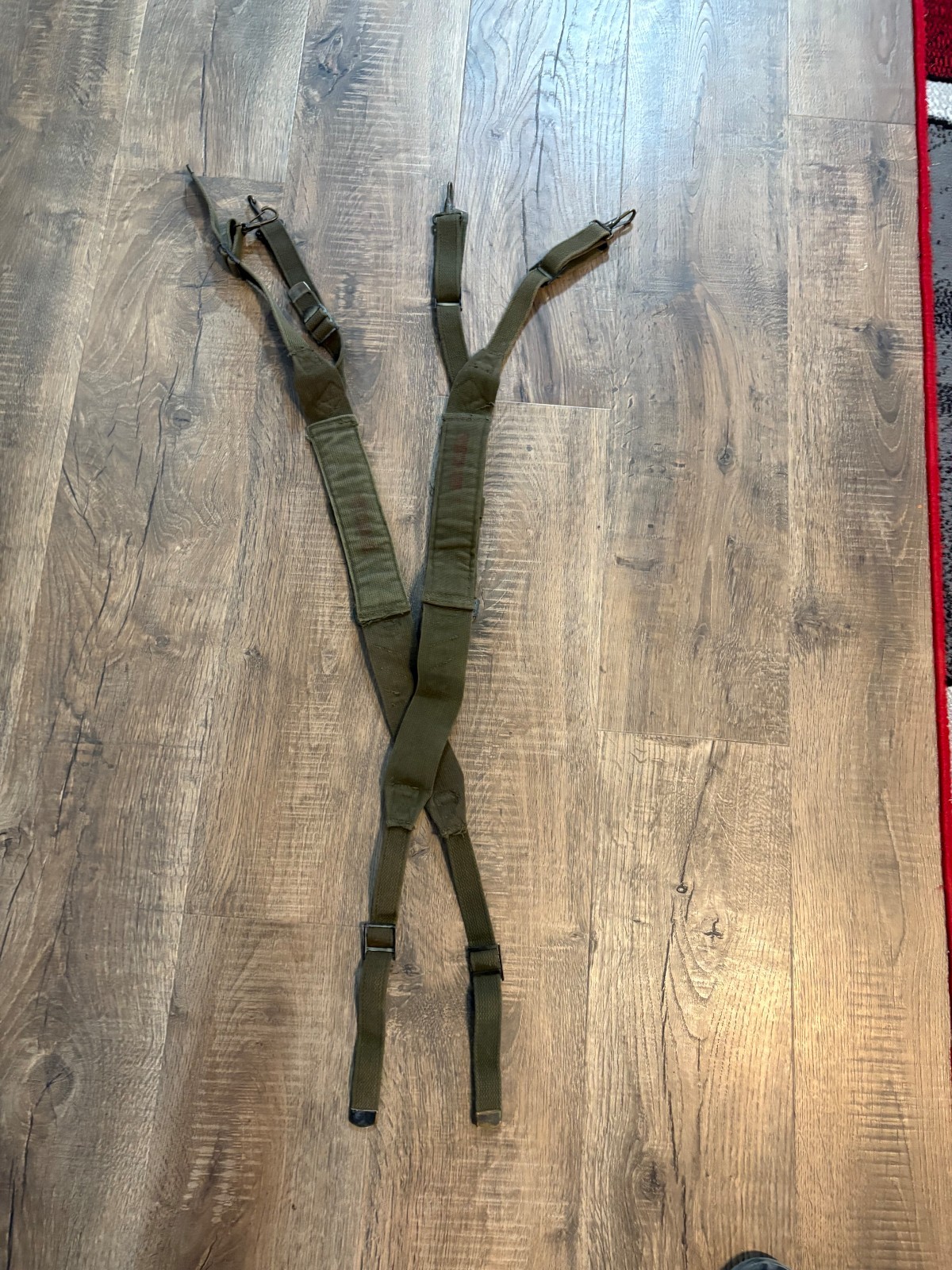 US Army M1945 Combat Field Pack Suspenders WWII