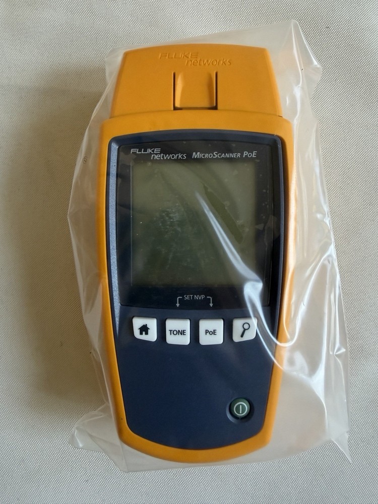 Fluke Networks MicroScanner Network Cable Verifier & PoE Tester MS-POE