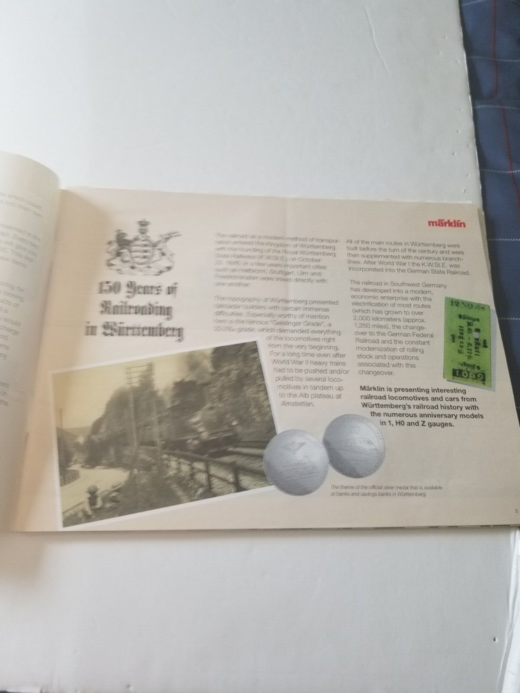 VINTAGE MARKLIN '95 HO TRAIN CATALOG EPHEMERA COLLECTOR