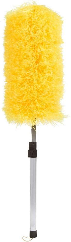 Telescopic Microfiber Duster w/ Extension Pole, Scratch Free (Yellow)
