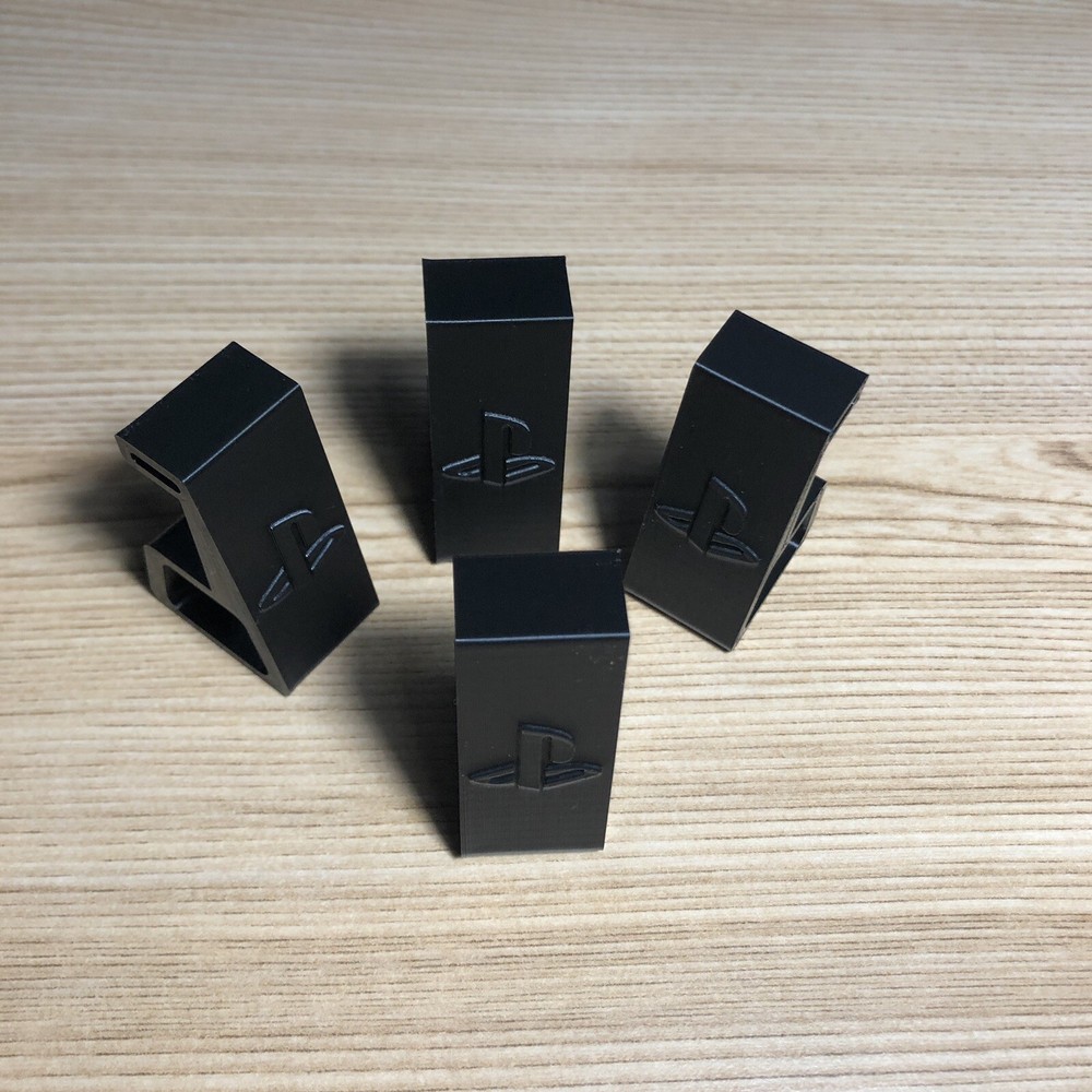 PS4 Slim Riser Feet - Helps Improve Cooling / Organizer - 3D Printed