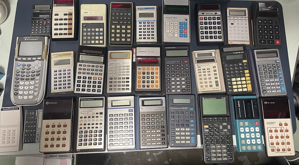 Vintage Calculator Lot Untested