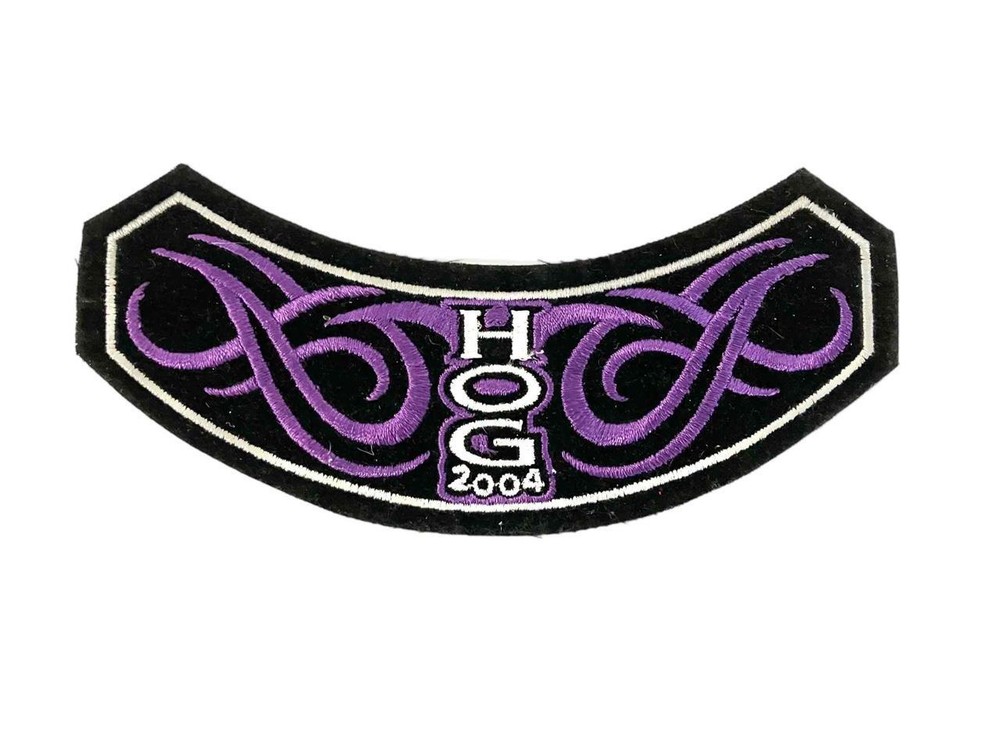 2004 HOG Harley Owners Group (Exclusive) Motorcycle Patch Measures 6" X 2"