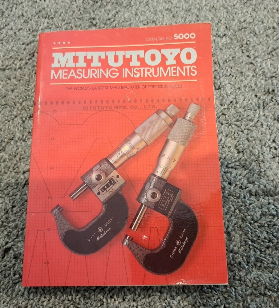 Mitutoyo Measuring Instruments Catalog No. 5000 Precision Tools