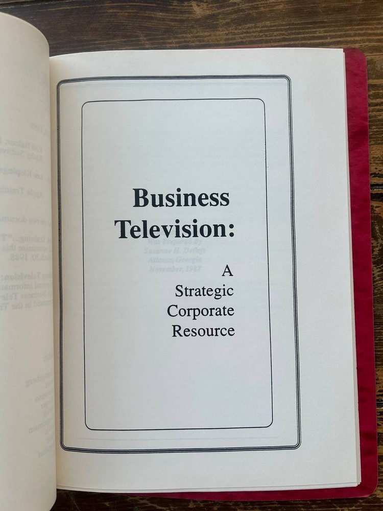 Apple Confidential 1988-89 Training Strategy Binder – Rare Internal Document