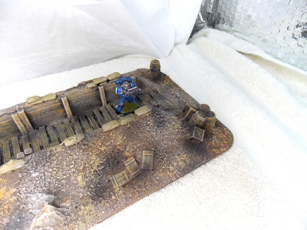 WARGAMING TERRAIN PAINTED ADVANCE ORDERS TRENCH SYSTEM