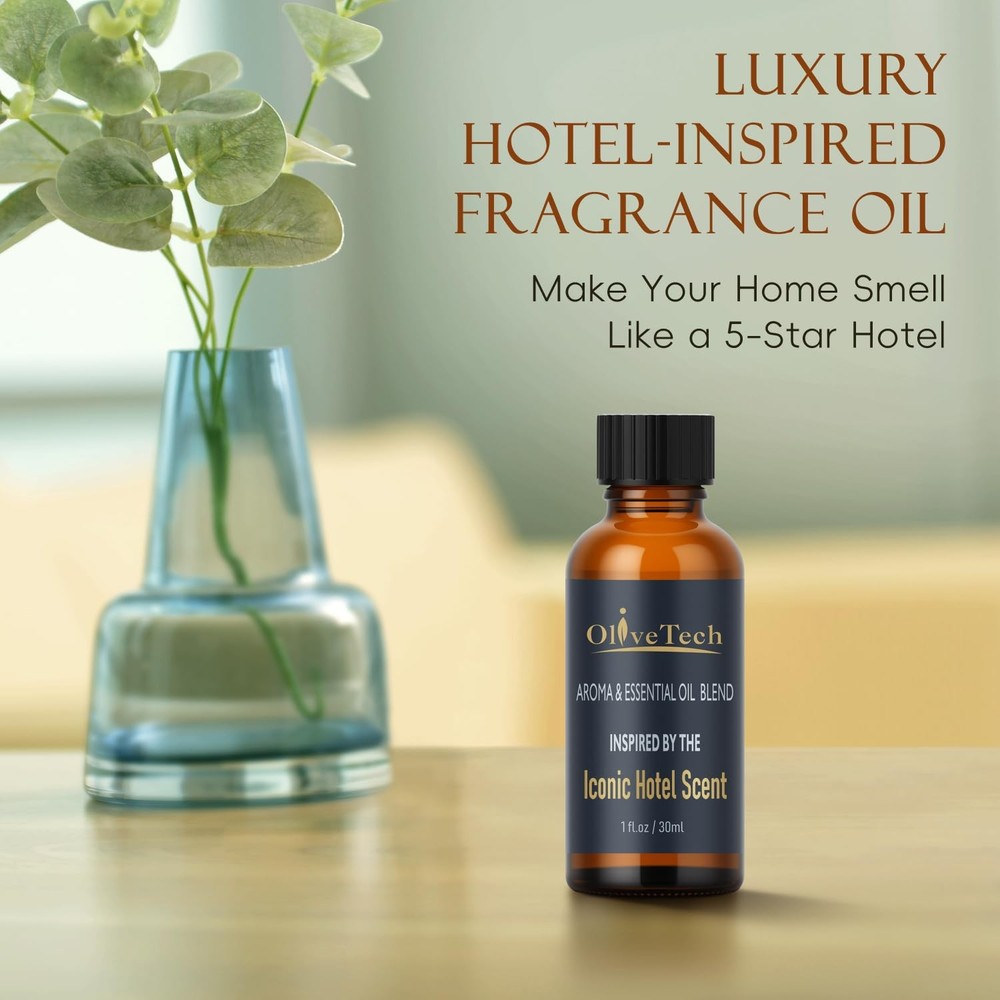 Plug in Scent Diffuser, OliveTech Waterless Essential Oil A-white With