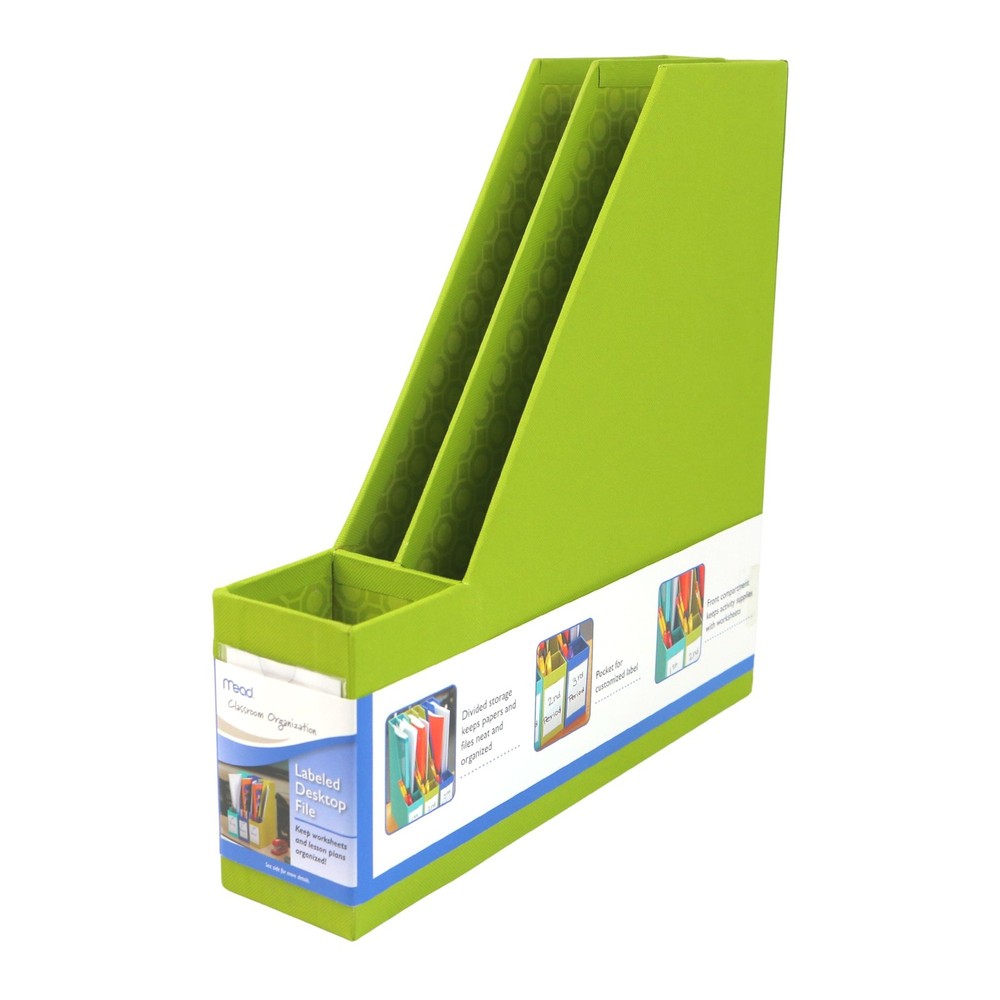 Mead Labeled Desktop File: file (Green)