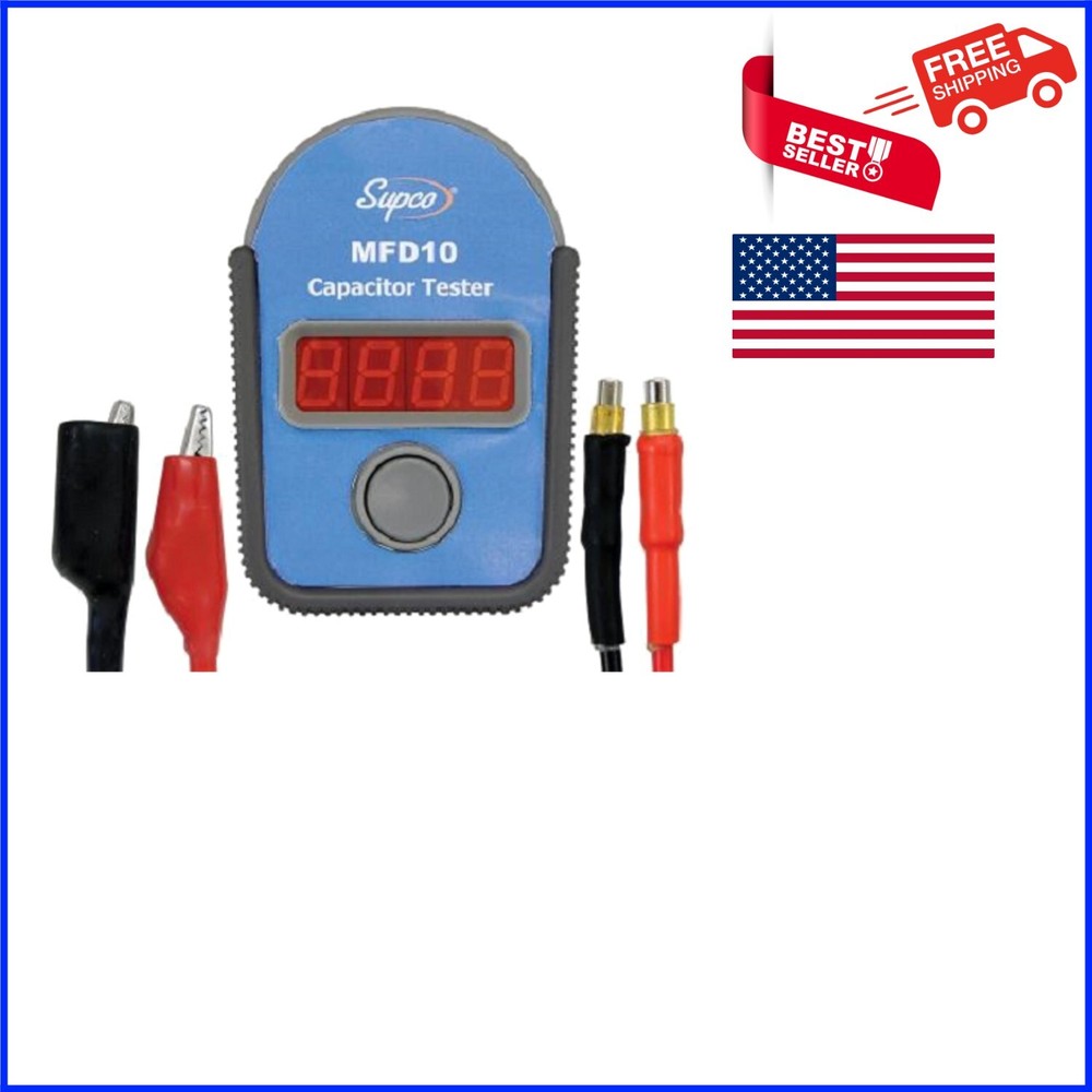 Pocket-Sized Digital Capacitor Tester with Carry Case – Lightweight & Reliable