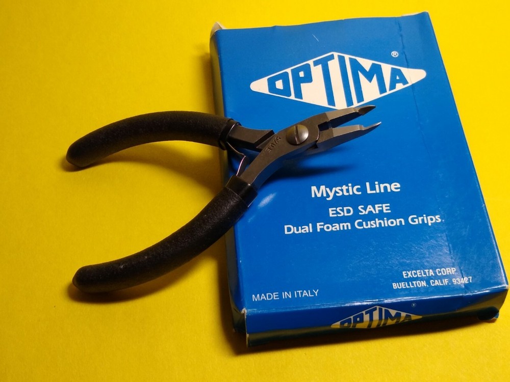 EXCELTA OPTIMA 570E Flush Cutting 5" Pliers ESD Safe with Box