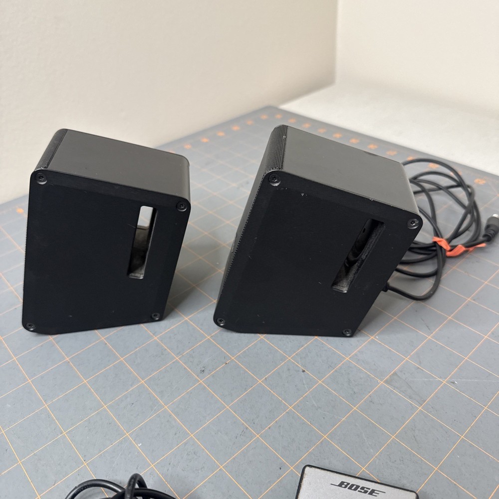 Bose MusicMonitor Computer Speakers Desktop PC Black Tested - Please Read