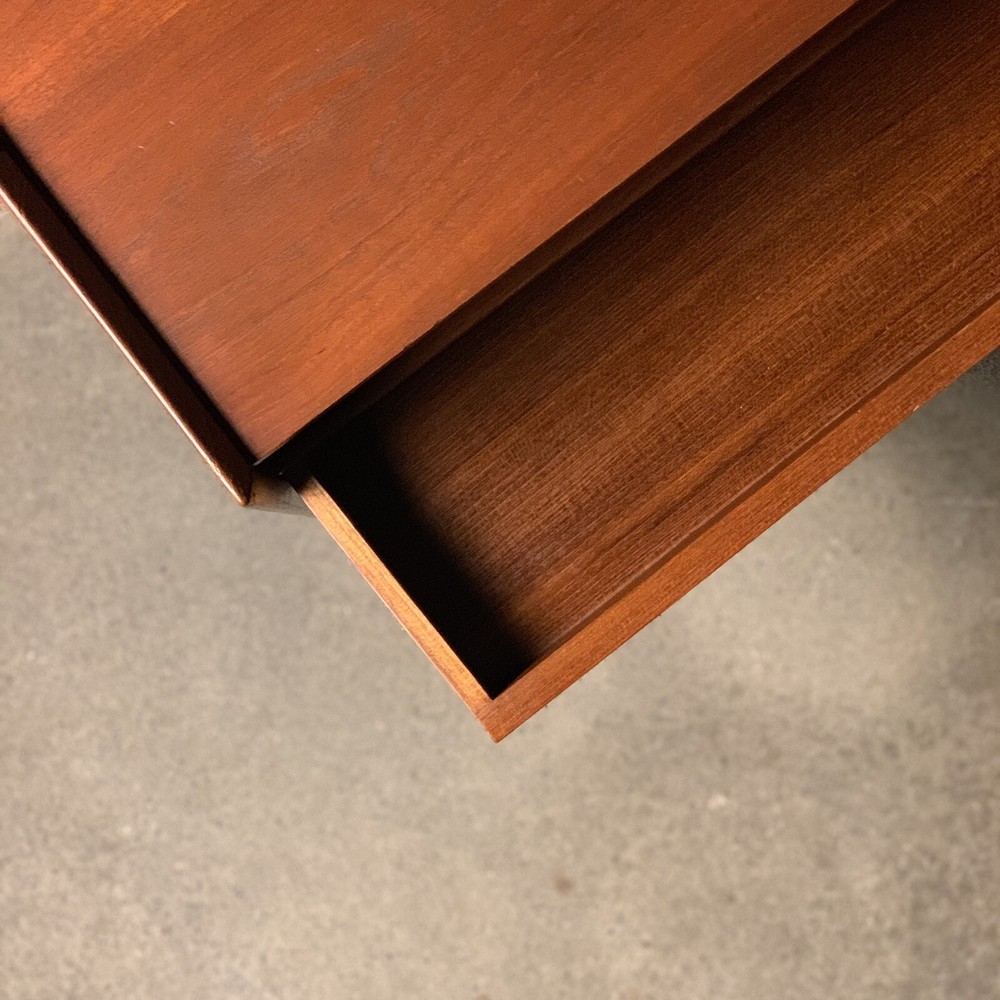 Danish Teak Nightstands by Peter Hvidt for Soborg Mobler