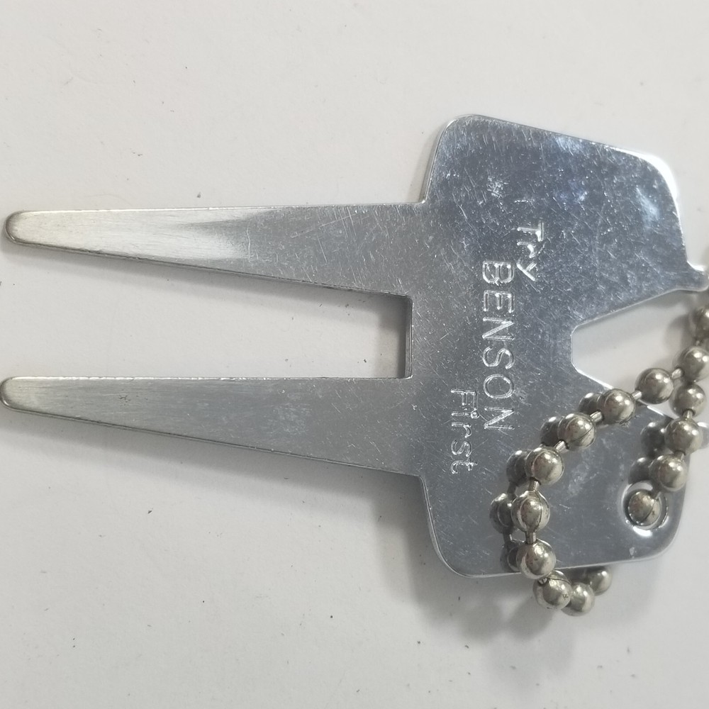 Try Benson First Golfaide Divot Repair Tool Key Chain