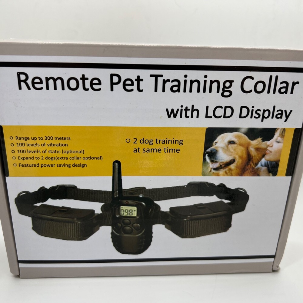 Electric Trainer E-Collar Remote Pet Training Collar Waterproof LCD Display New