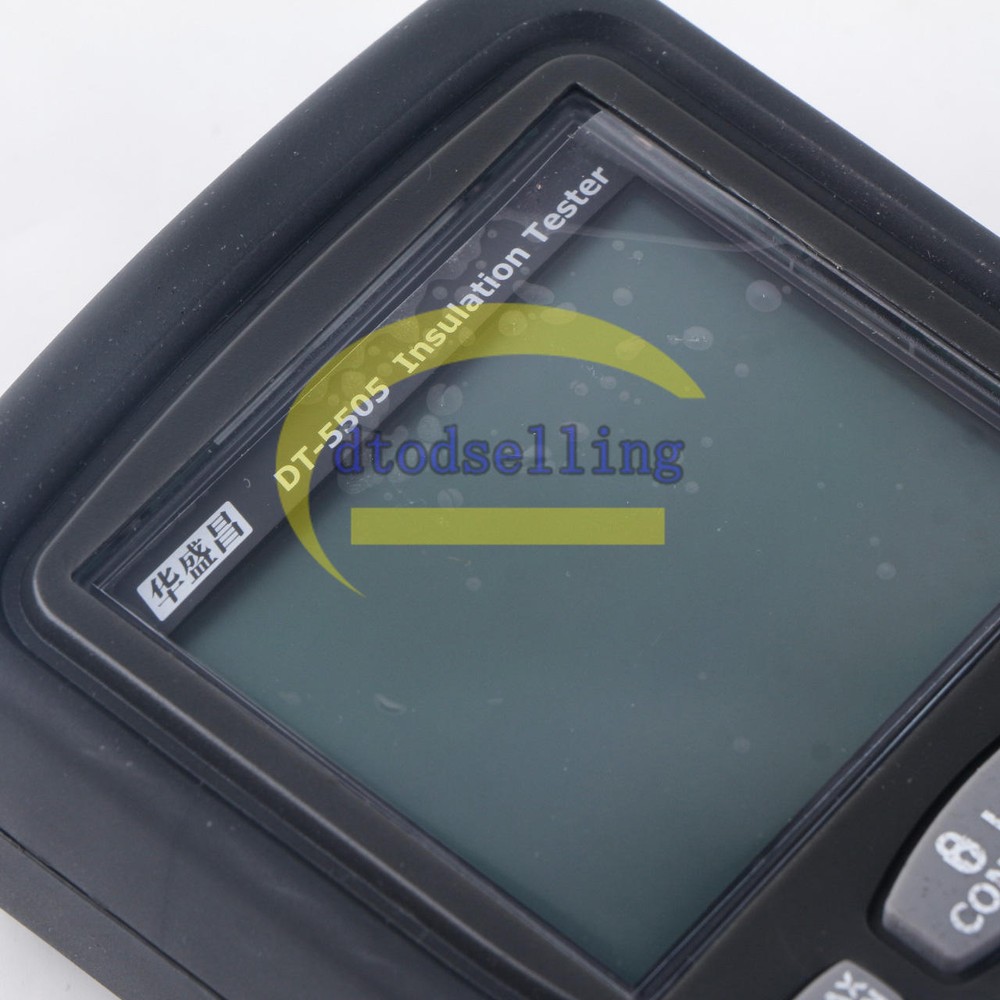 1PCS NEW CEM DT-5505 Insulation Testers Large Dual Display with Backlight