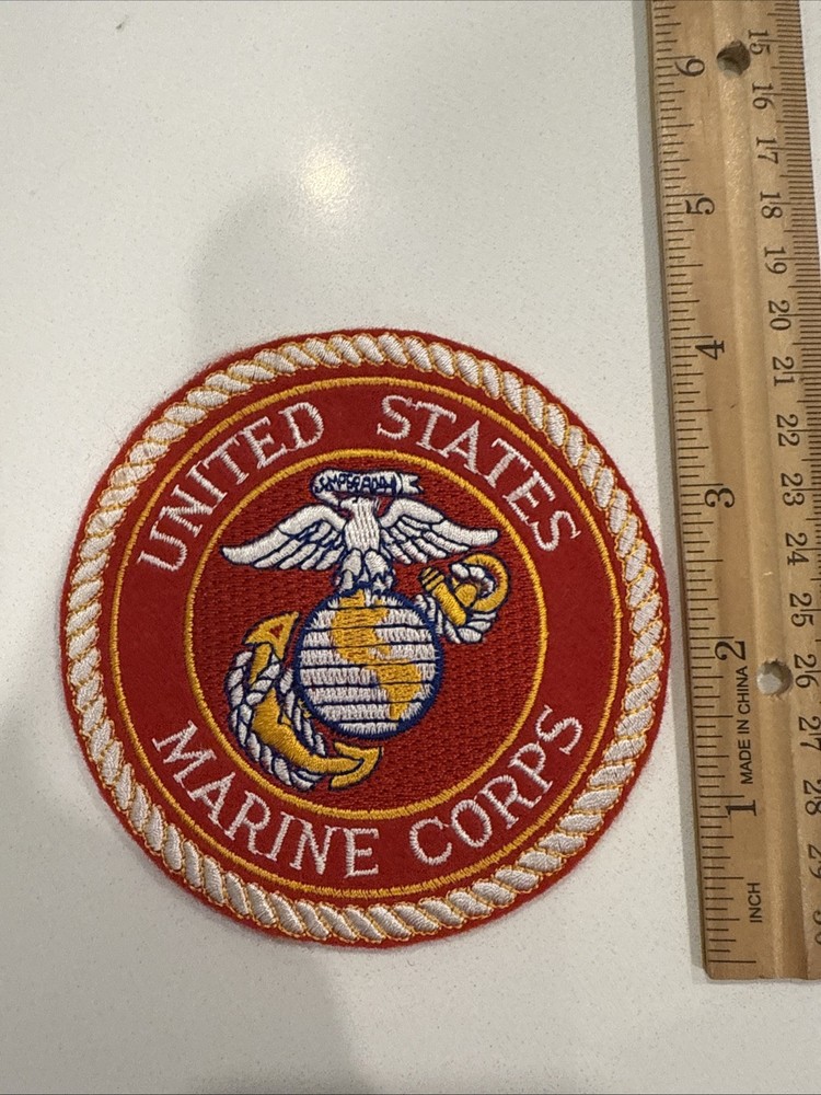 USMC Marines Squadron Patch: USMC Flag Patch, Eagle Globe Anchor EGA