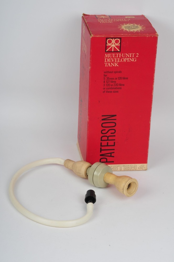 Paterson System 4 Multi Unit 2 Developing Tank 3 Spirals & Film Drying Clips