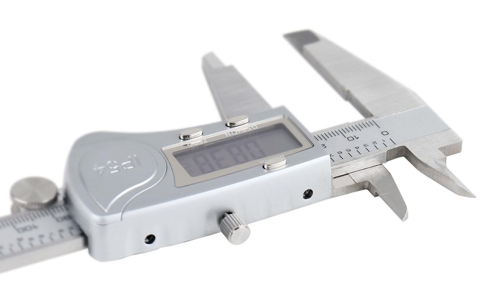 Accusize Industrial Tools Digital Caliper, 0-8''/0-200 mm Range by 0-8"