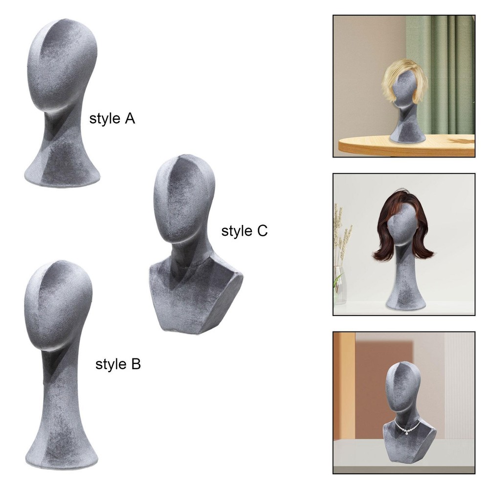Mannequin Head Wig Display Head Hat Holder Display