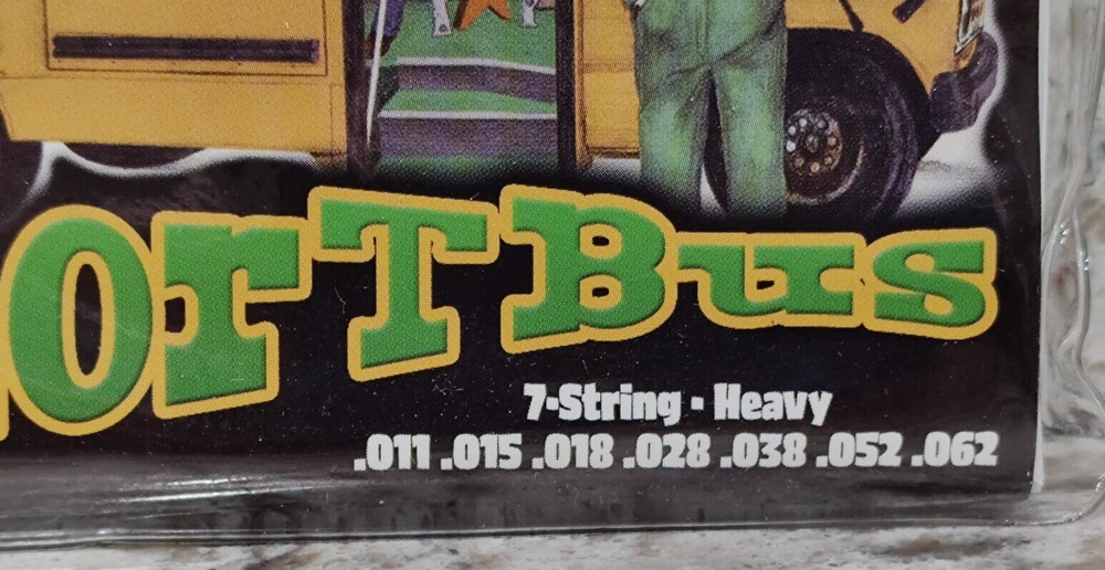 2 packs KNUCKLEHEAD 7 STRING ELECTRIC GUITAR STRINGS 11-62 - HEAVY