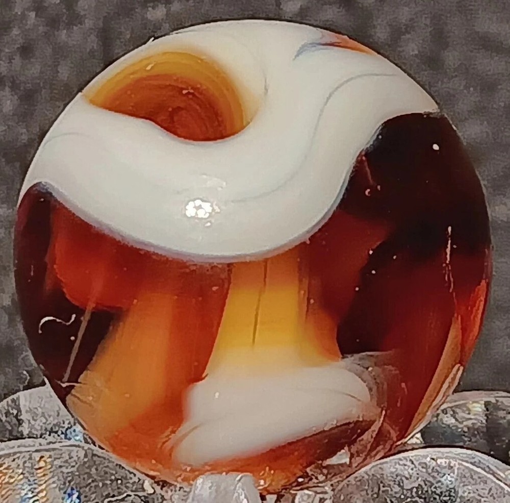 Jackson Swirl Marble. .9/16" Mint. Htf Example. Circa (1945-1946)